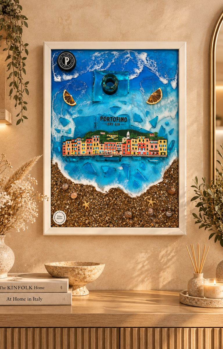 Portofino in resina_ eleganza mediterranea