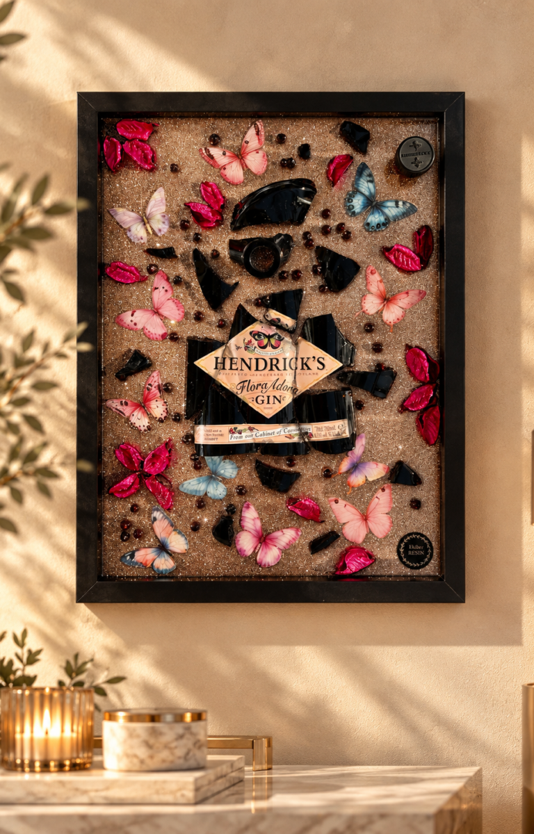 Elegáns Hendrick’s gyantaalkotás enteriőrben